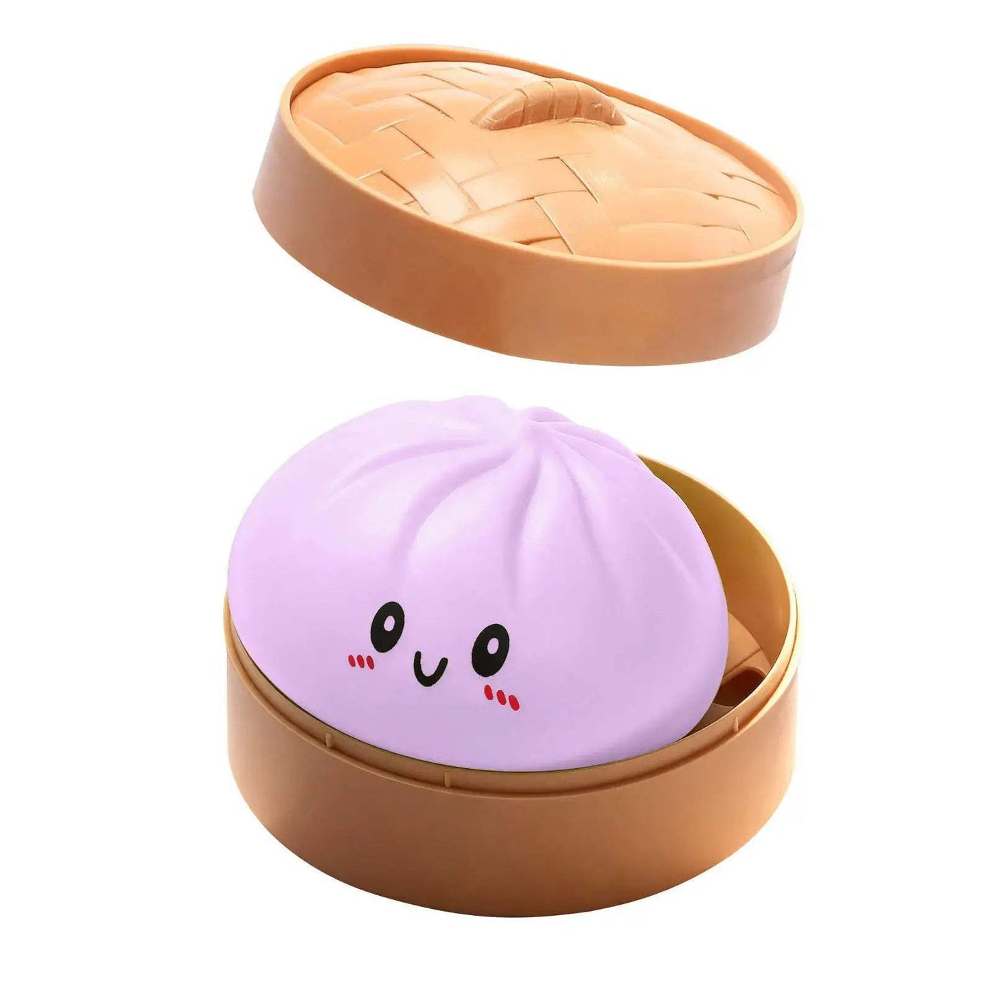  Steamed Bun Squishy Toy Steamer Box Stress Relief -  ToylandEU™