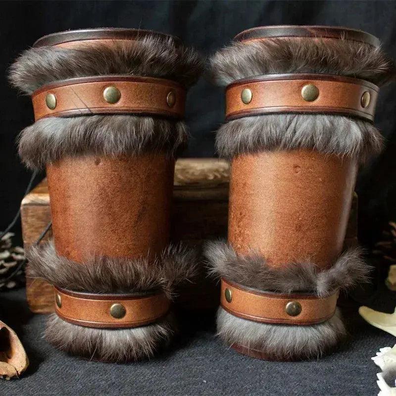  Steampunk Arm Gauntlets PU Leather Bracers For Cosplay -  ToylandEU™