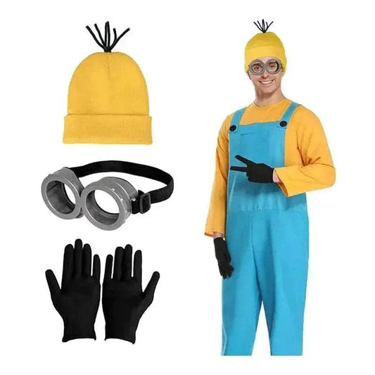 Steampunk Minions Cosplay Set: Goggles, Beanie & Gloves for Parties! - ToylandEU
