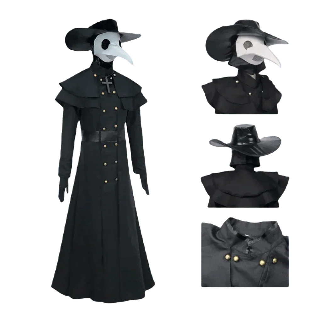 Steampunk Plague Doctor Costume for All Ages - Unisex Horror Attire - ToylandEU