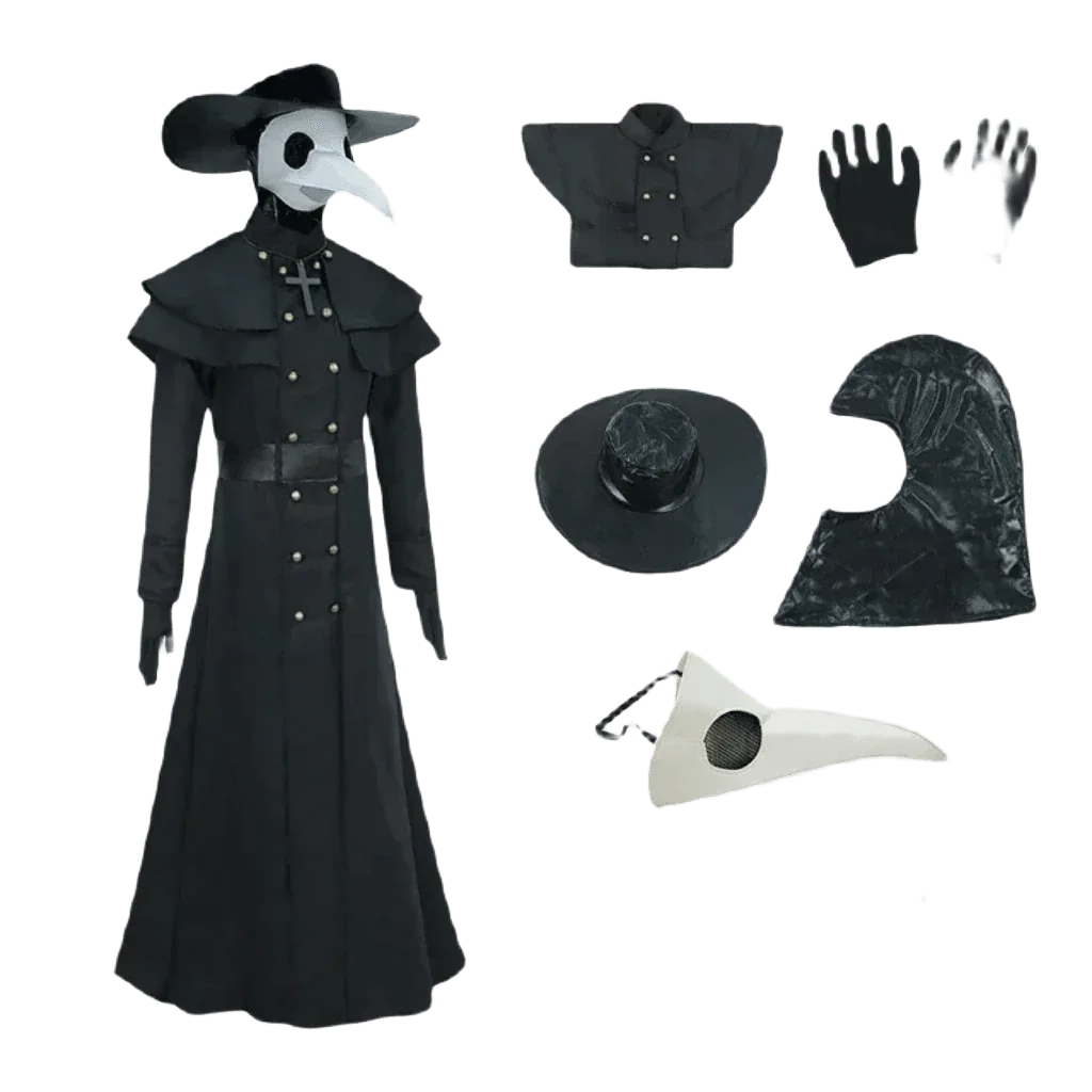 Steampunk Plague Doctor Costume for All Ages - Unisex Horror Attire - ToylandEU