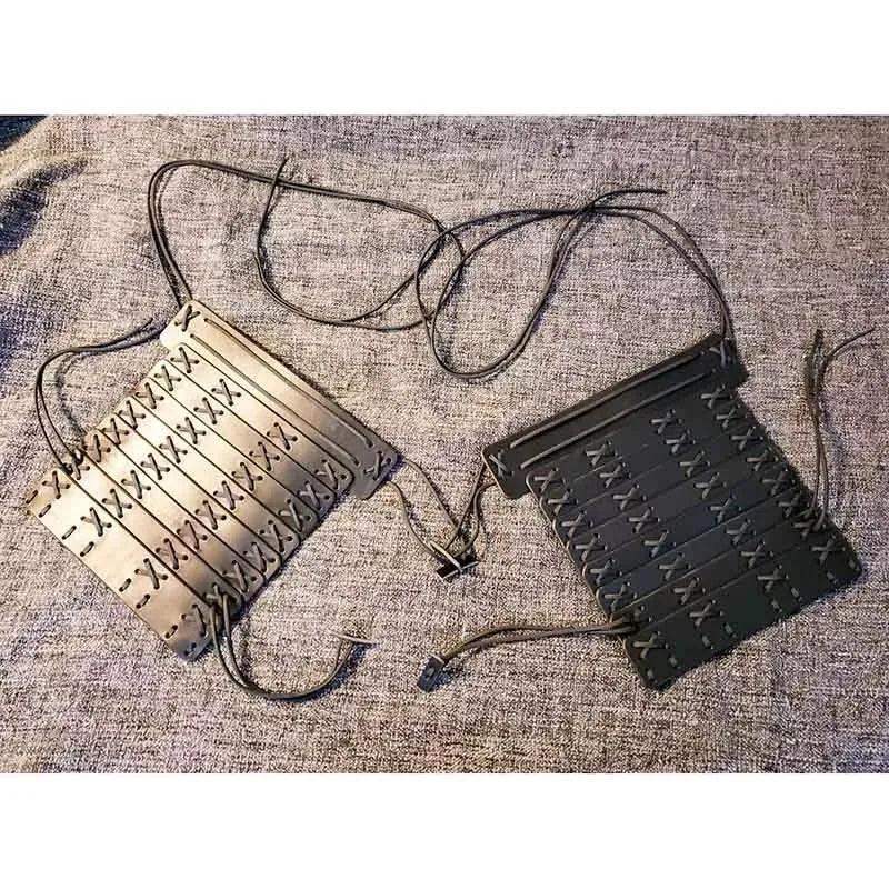 Steampunk Shoulder Armor Pauldrons With Faux Leather - ToylandEU