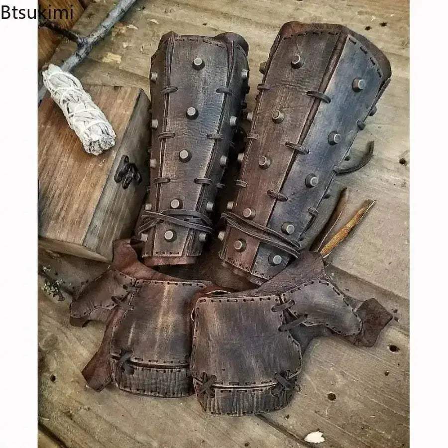 Steampunk Viking Bracer Gloves Arm Armor For Cosplay - ToylandEU