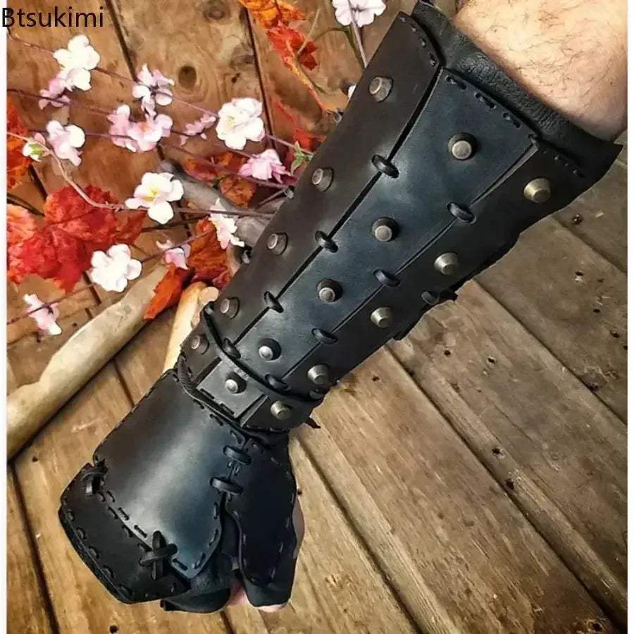 Steampunk Viking Bracer Gloves Arm Armor For Cosplay - ToylandEU