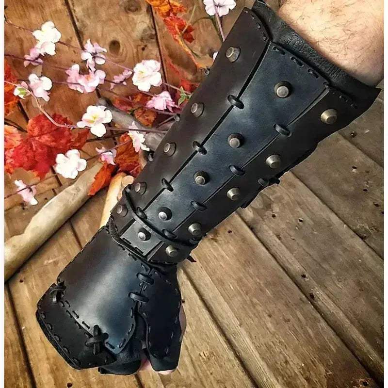 Steampunk Viking Bracer Gloves Arm Armor For Cosplay - ToylandEU