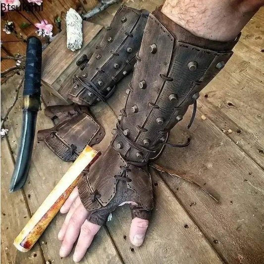  Steampunk Viking Bracer Gloves Durable Cosplay Armor -  ToylandEU™