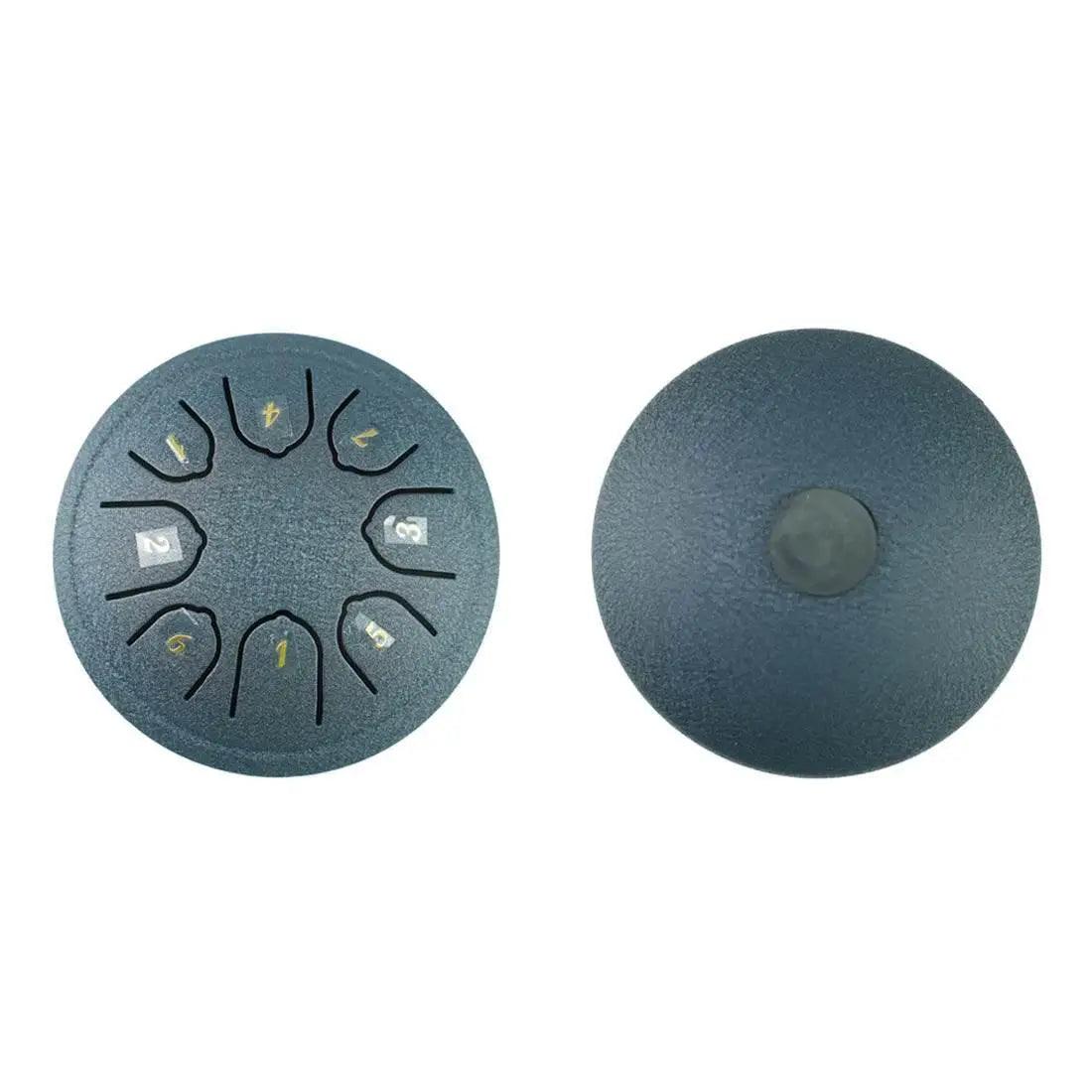  4.5 Inch 8 Tone Steel Tongue Drum Mini Hand Pan Drum With Drumsticks Tambourine And Accessories -  ToylandEU™