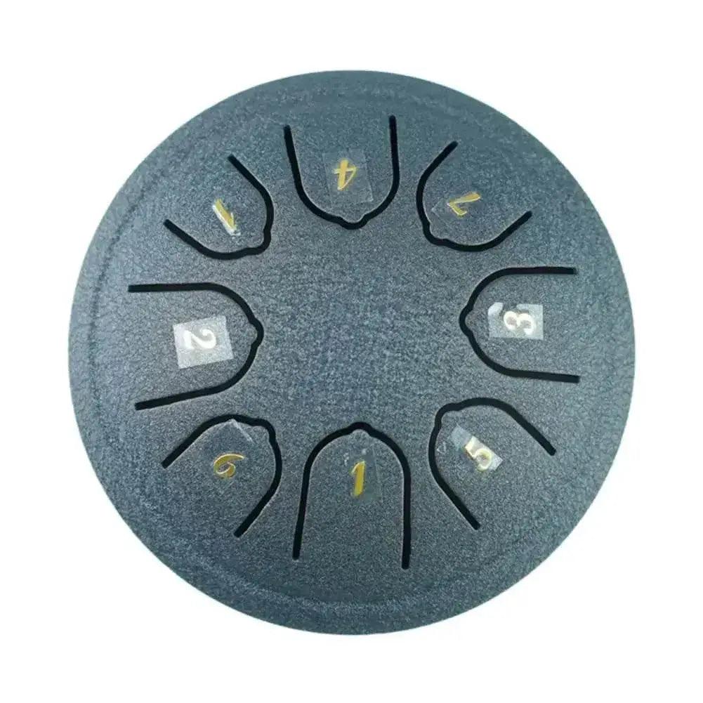  4.5 Inch 8 Tone Steel Tongue Drum Mini Hand Pan Drum With Drumsticks Tambourine And Accessories -  ToylandEU™