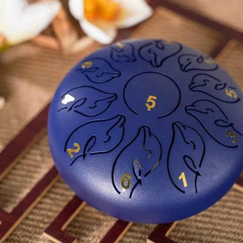  Steel Tongue Drum 6 Inch 11 Tone Handpan Ethereal Drum Portable Mini Music Drum for Children Yoga Meditation -  ToylandEU™