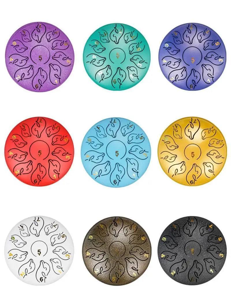  Steel Tongue Drum 6 Inch 11 Tone Handpan Ethereal Drum Portable Mini Music Drum for Children Yoga Meditation -  ToylandEU™