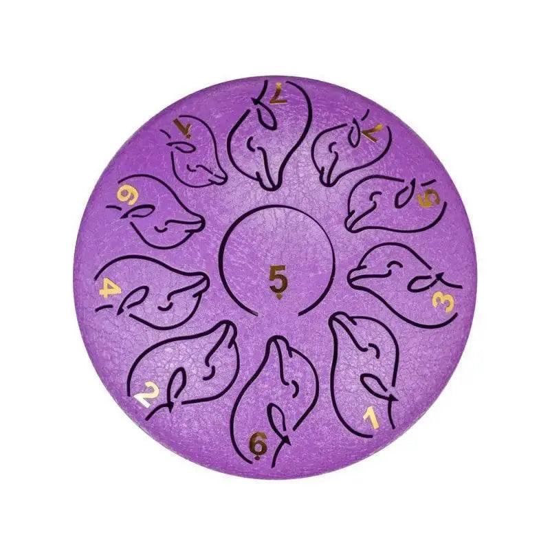  Steel Tongue Drum 6 Inch 11 Tone Handpan Ethereal Drum Portable Mini Music Drum for Children Yoga Meditation -  ToylandEU™