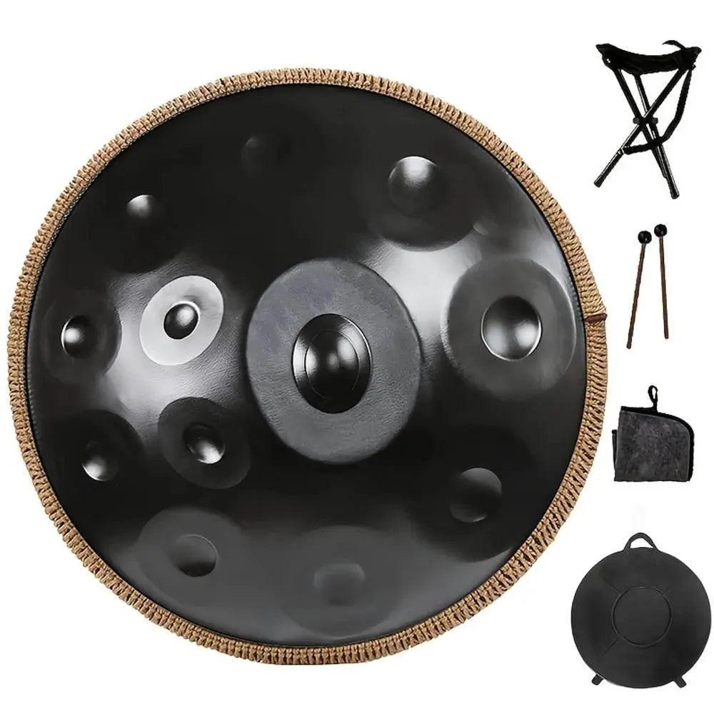  Handpan Drum 9 10 12 Notes D Minor 22 Inch Steel Tongue Drum Yoga Meditation Instrument Beginner Gift Music Drum Kurd -  ToylandEU™
