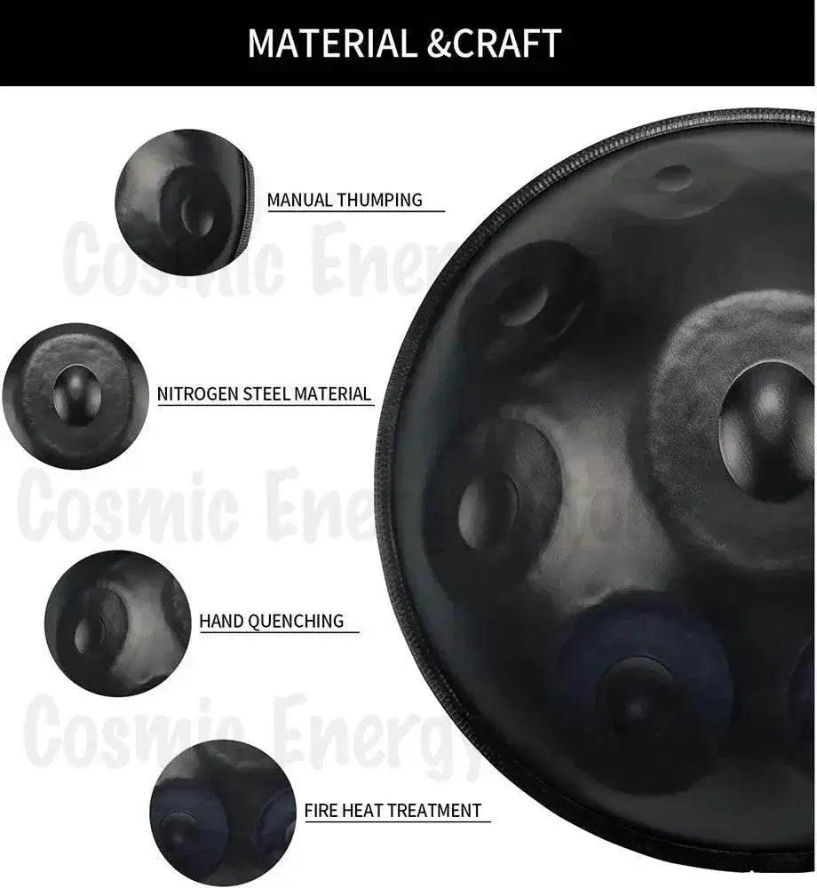  Handpan Drum 9 10 12 Notes D Minor 22 Inch Steel Tongue Drum Yoga Meditation Instrument Beginner Gift Music Drum Kurd -  ToylandEU™