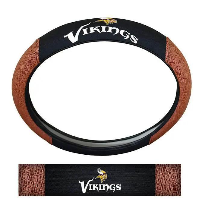  Minnesota Vikings Steering Wheel Cover Team Promark Pigskin -  ToylandEU™