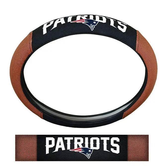  New England Patriots Steering Wheel Cover Pigskin Style -  ToylandEU™