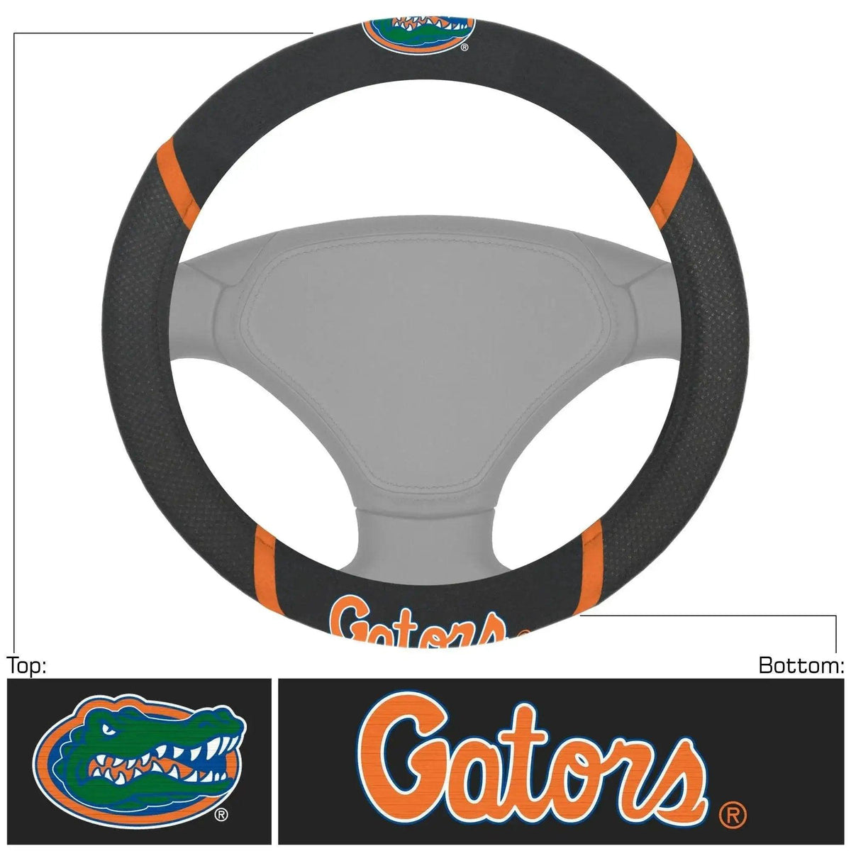  Florida Gators Steering Wheel Cover Mesh Stitched Durable -  ToylandEU™