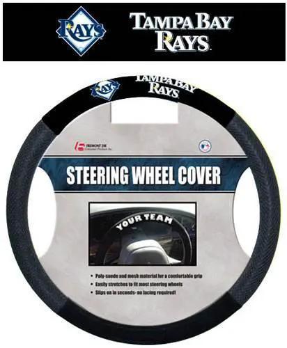  Tampa Bay Rays Steering Wheel Cover Mesh Style Poly Suede -  ToylandEU™