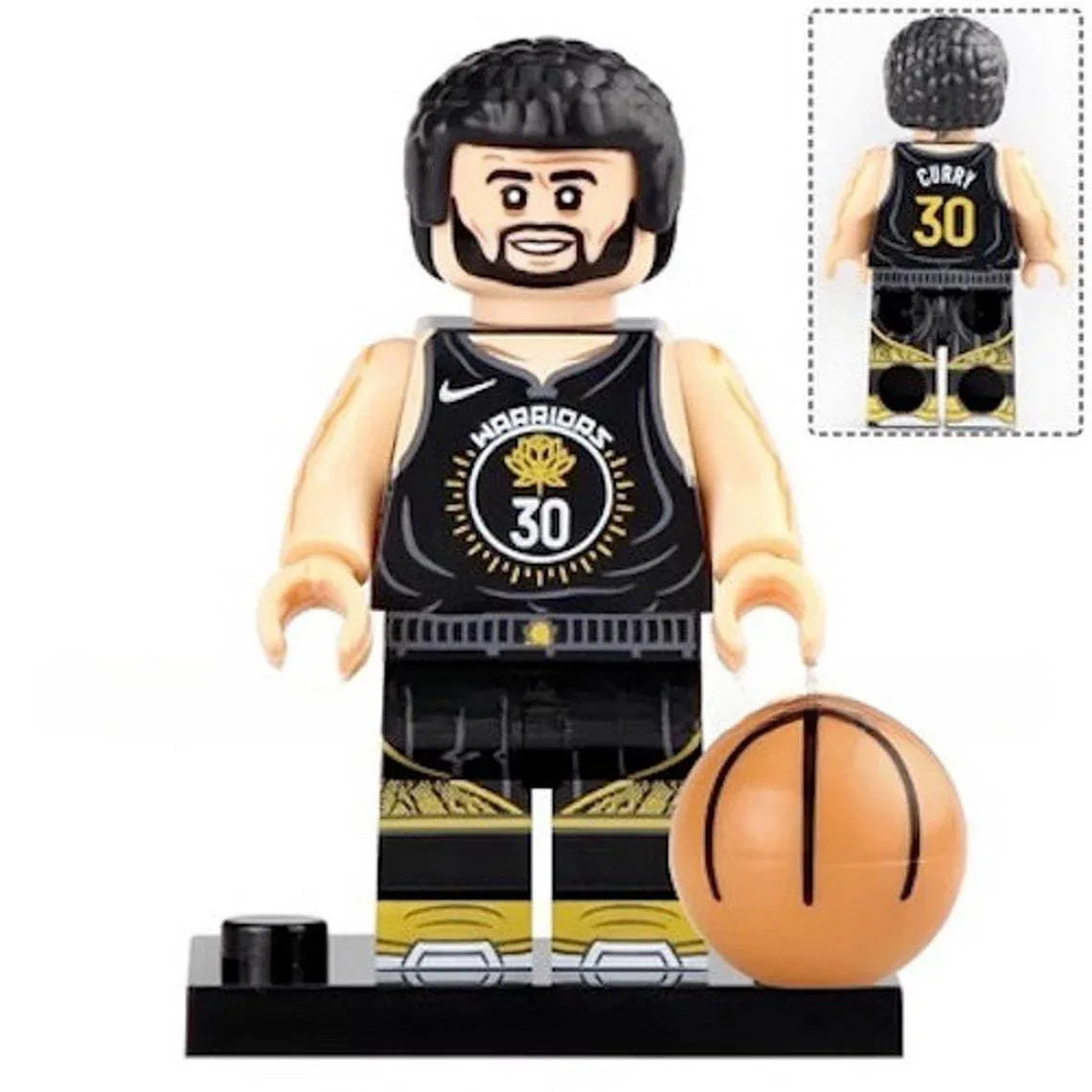 Stephen Curry NBA Figure Collectible Figure, On-Court Pose, Small-Scale Basketball Figurine - ToylandEU