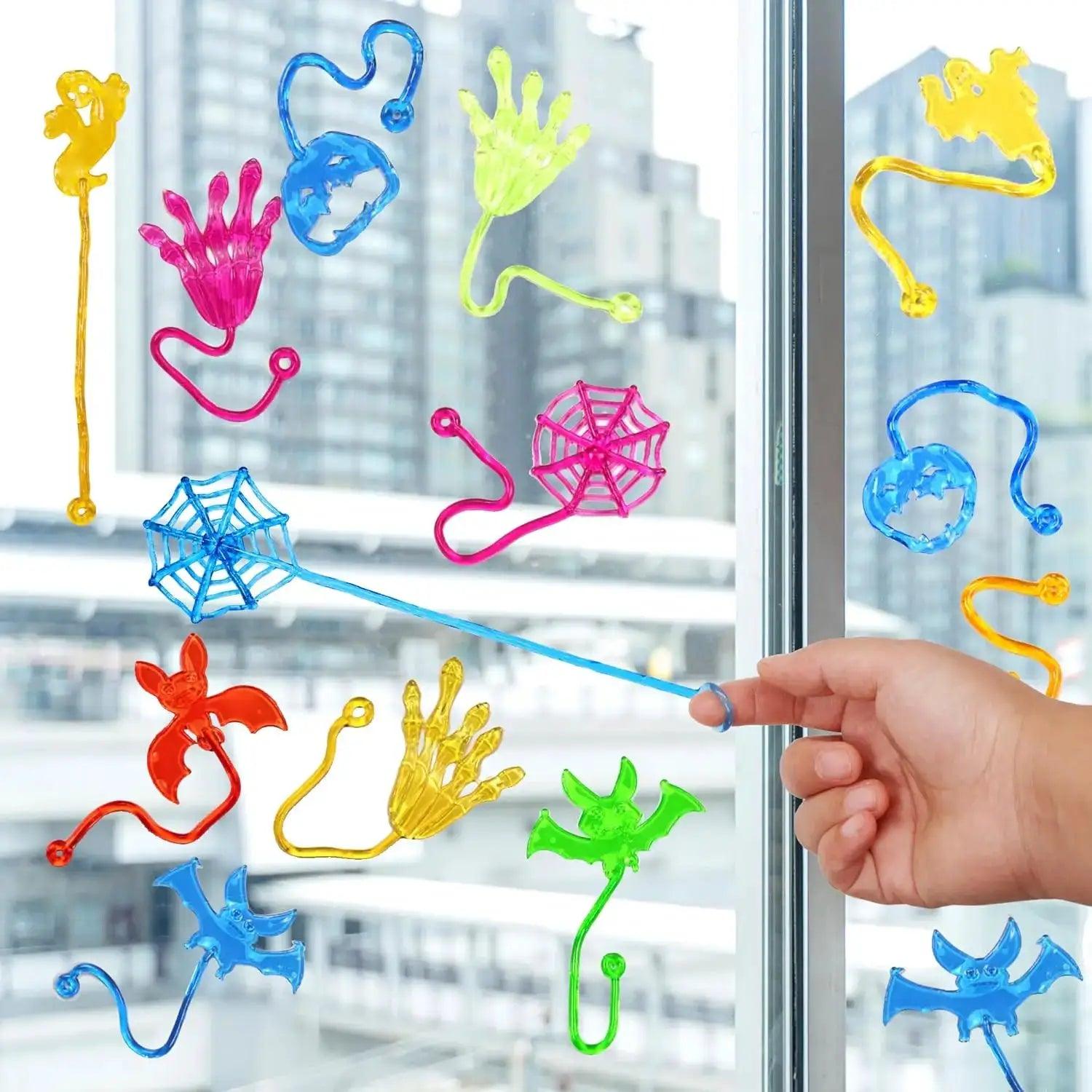  Sticky Hands Spider Web Toy Set For Kids Stretchy Fun -  ToylandEU™