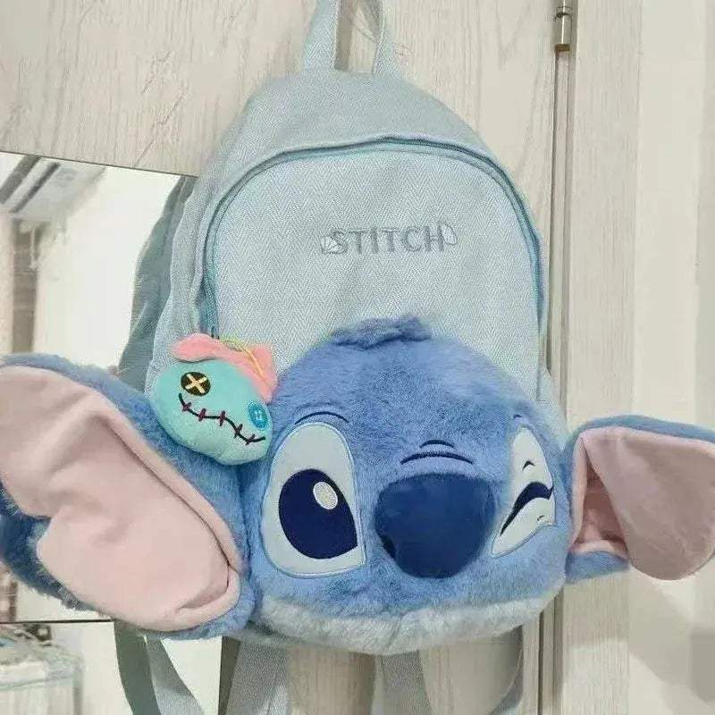 Stitch Backpack Plush Large Capacity Disney Lilo Schoolbag - ToylandEU