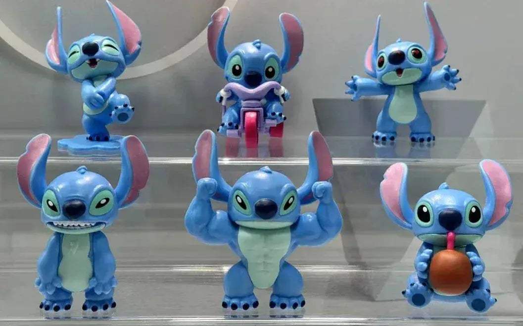 Stitch Lilo PVC Figure Set 7-10cm Collectible Toys - ToylandEU