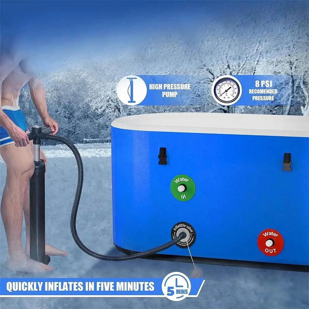  Stock 132cm Cold Immersion Training Ice Bath Tub Large Collapsible Cold Plunge Pod for Indoor Outdoor Use -  ToylandEU™