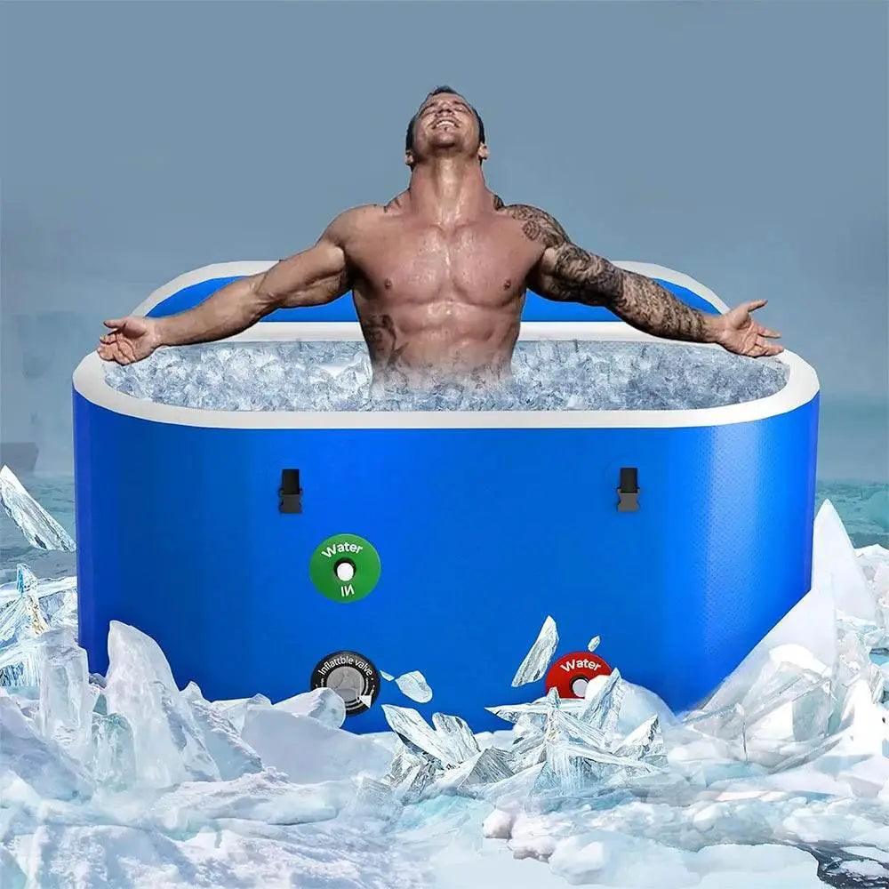  Stock 132cm Cold Immersion Training Ice Bath Tub Large Collapsible Cold Plunge Pod for Indoor Outdoor Use -  ToylandEU™