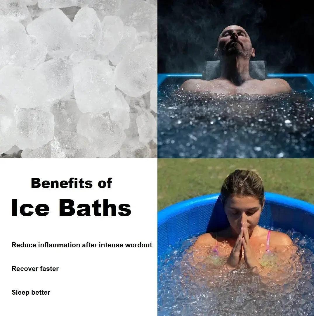  Stock 132cm Cold Immersion Training Ice Bath Tub Large Collapsible Cold Plunge Pod for Indoor Outdoor Use -  ToylandEU™