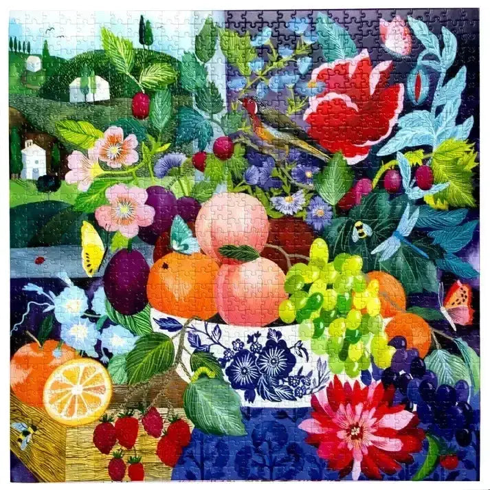 Stone Fruit Life 1000 Piece Jigsaw Puzzle Recycled Materials - ToylandEU