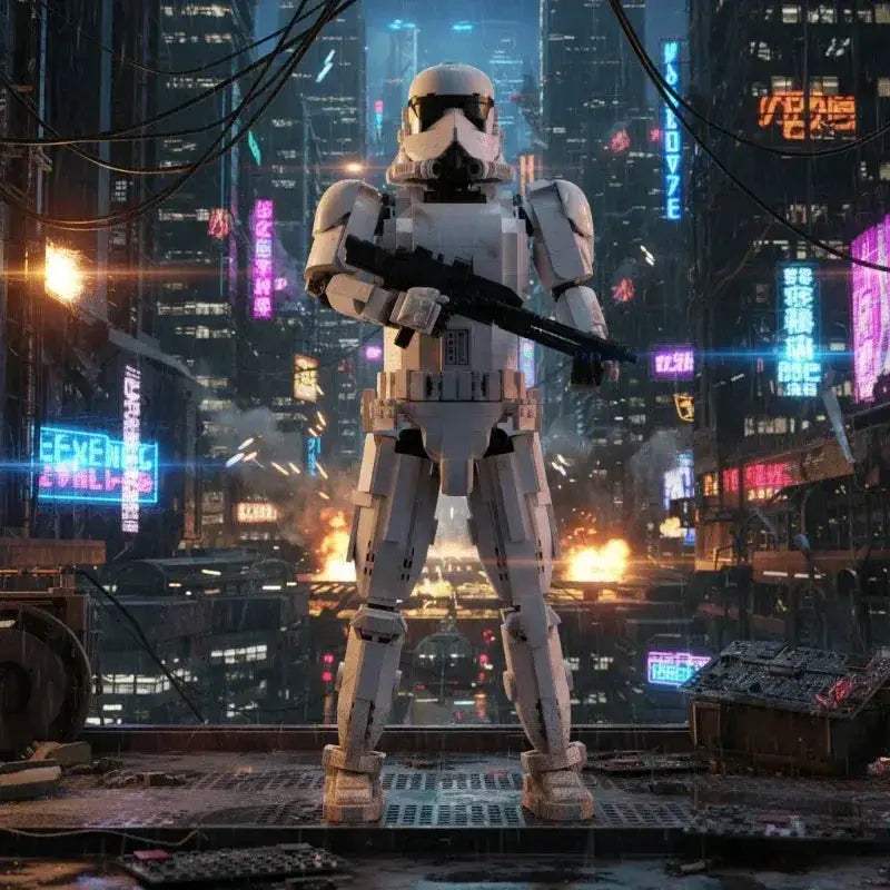 Storm Mech Trooper Building Blocks Set For Adults And Kids - ToylandEU