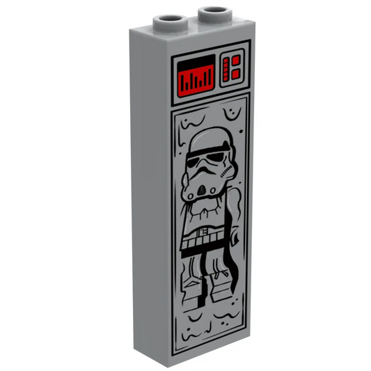 Stormtrooper In Carbonite Lego Brick Custom Printed Authentic - ToylandEU