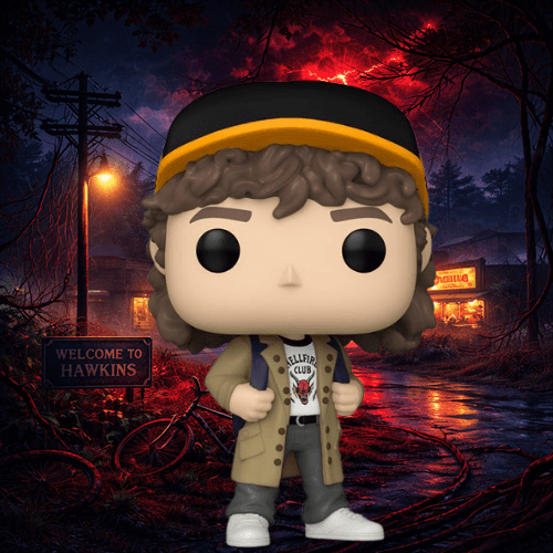 Funko Pop! Tv Stranger Things Season 5 Dustin Henderson | Vinyl Figure | About 3.75 Inches Tall | Stranger Things Fans