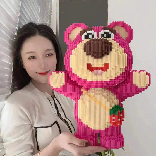  Strawberry Bear Building Blocks Extra Large Lego Compatible -  ToylandEU™