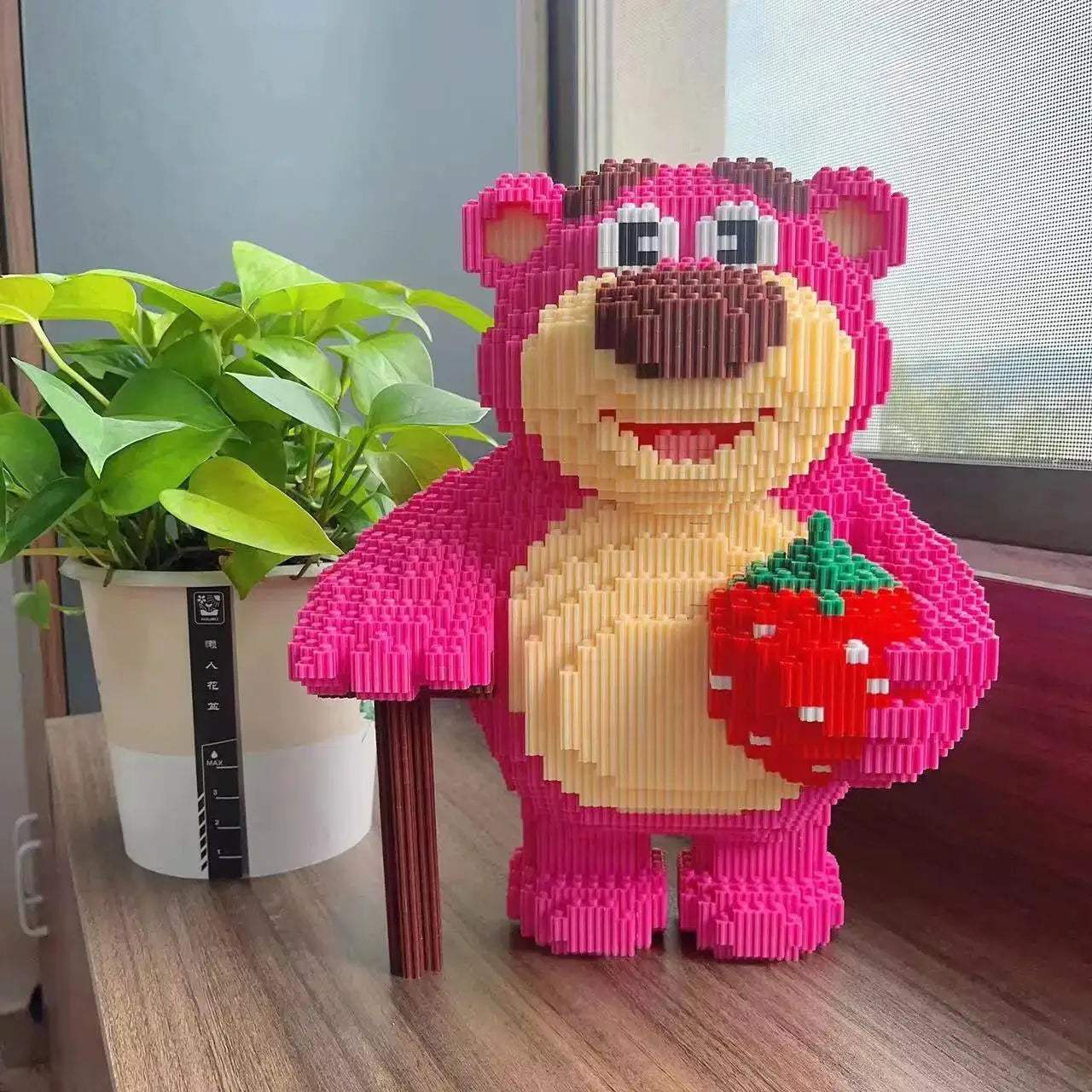  Strawberry Bear Building Blocks Extra Large Lego Compatible -  ToylandEU™