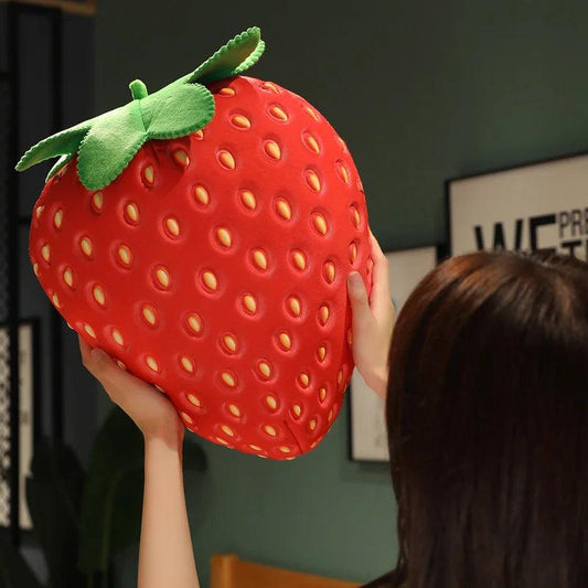 Strawberry Plush Pillow | 35 Cm PP Cotton | Toylandeu 