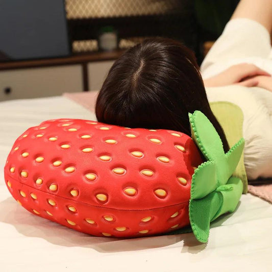  Strawberry Plush Pillow | 35 Cm PP Cotton | Toylandeu 