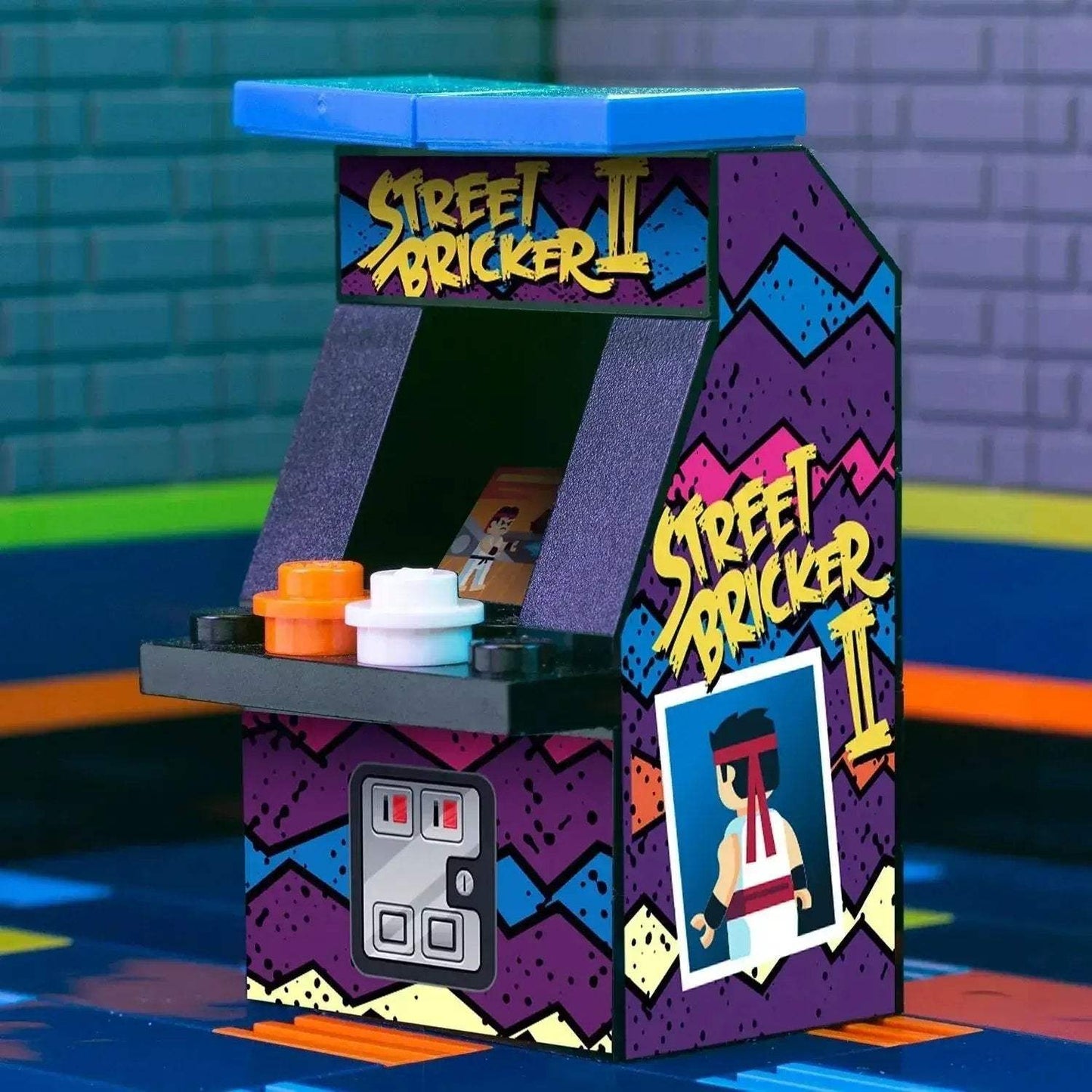 LEGO Arcade Machine Street Bricker II With Custom Decals - ToylandEU