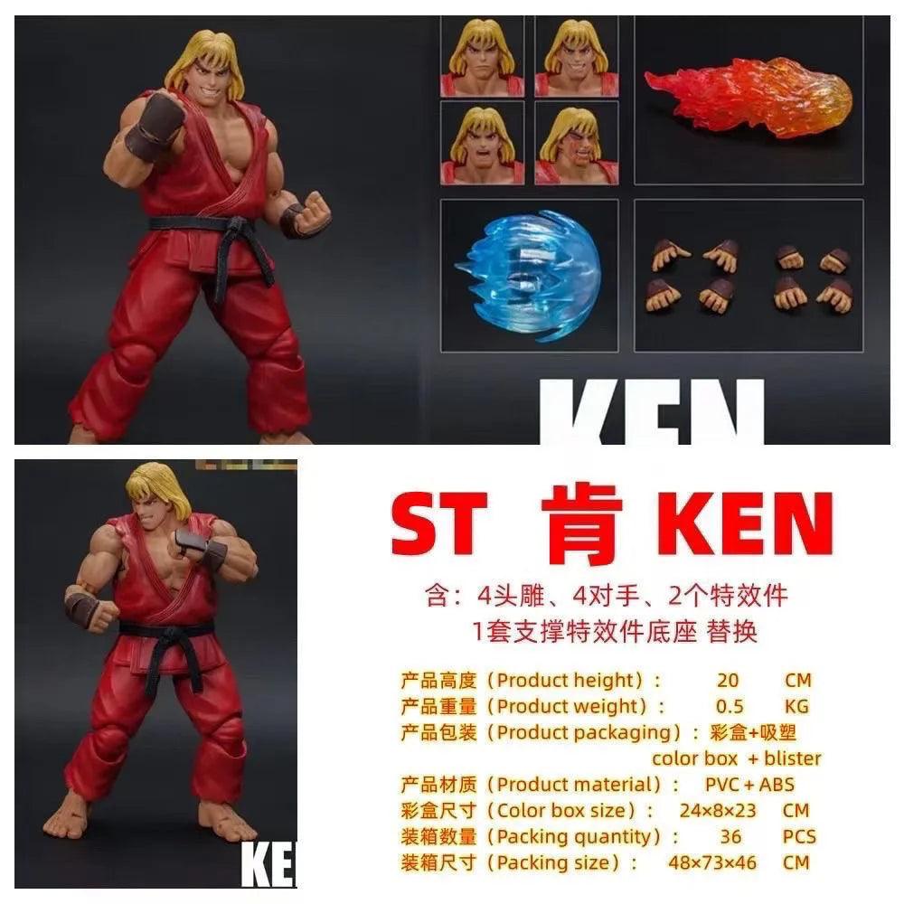  Street Fighter Figures | Guile Ken Ryu | Toylandeu™ 