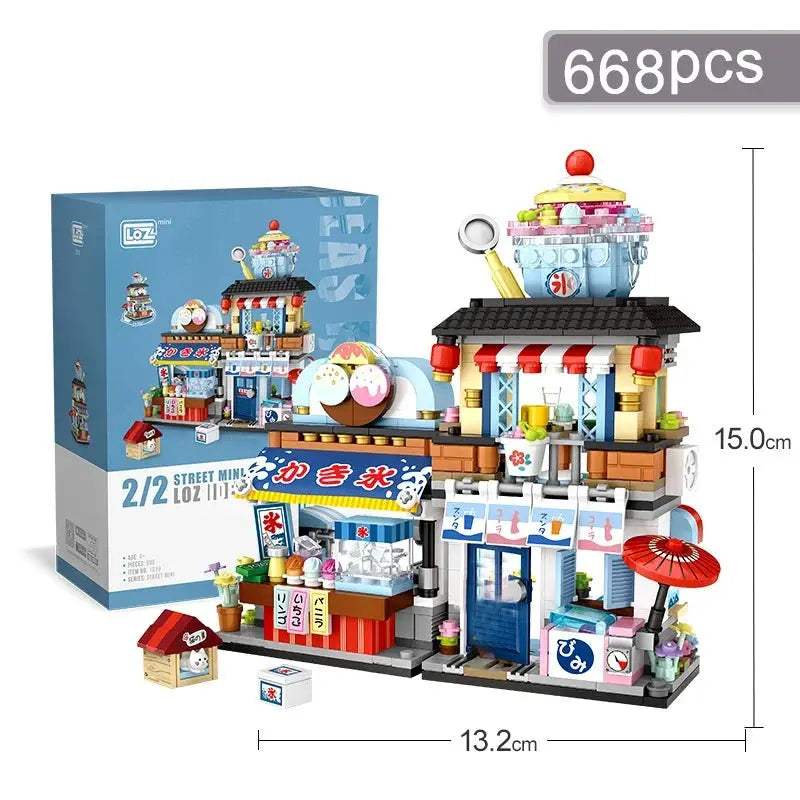  Street View Building Blocks City Shops Creative -  ToylandEU™