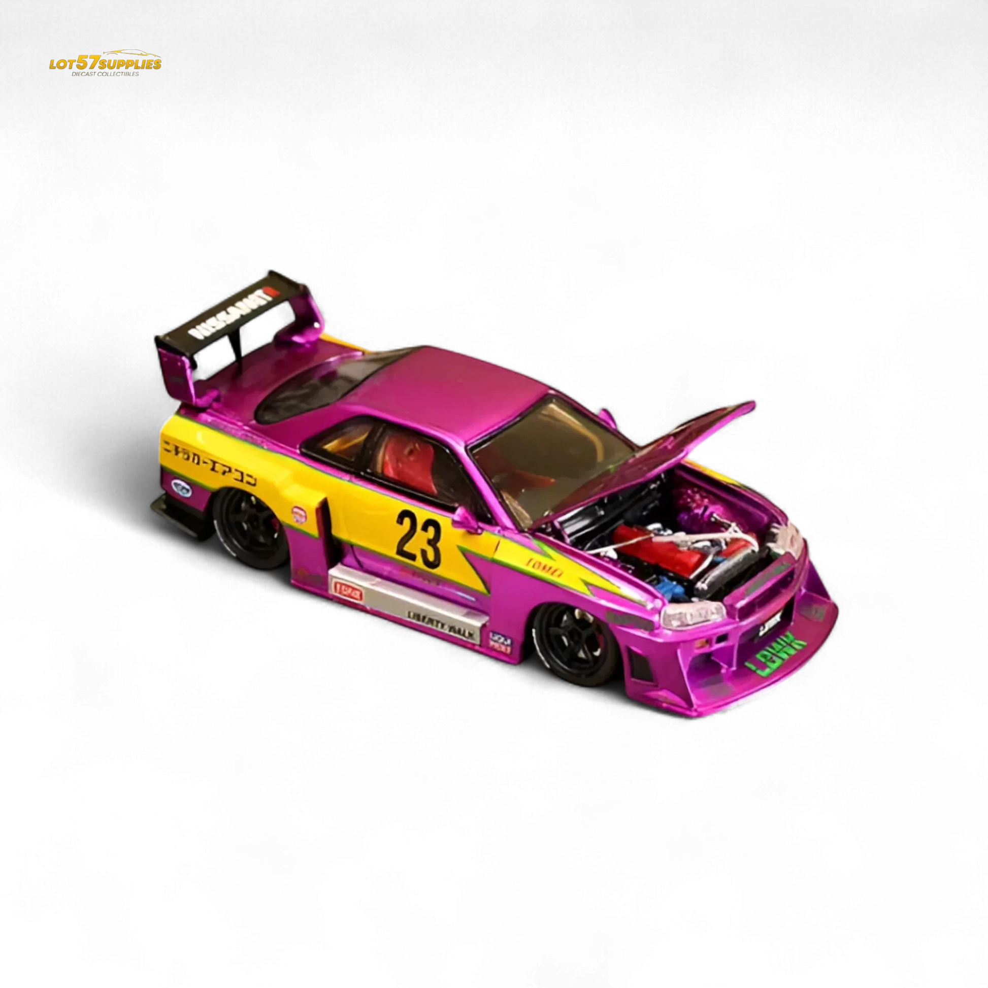 Street Weapon LBWK ER34 Chromed Purple Special Edition 1:64 - ToylandEU