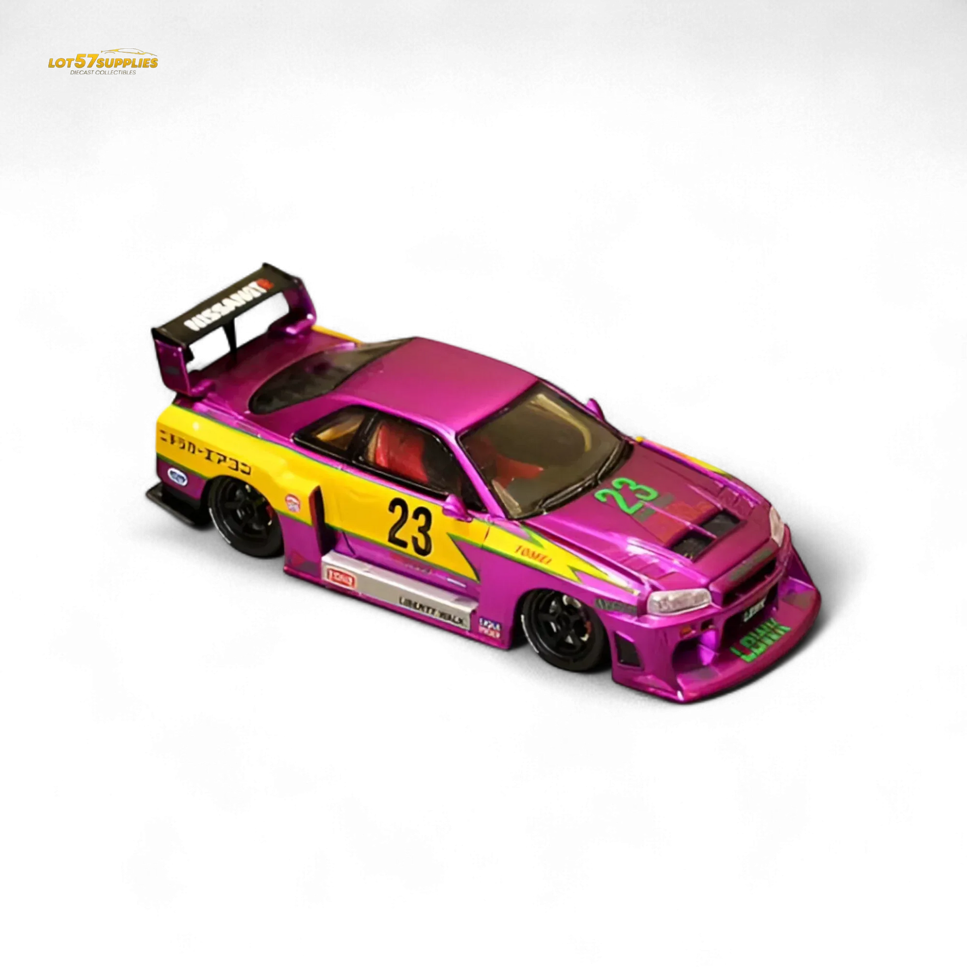 Street Weapon LBWK ER34 Chromed Purple Special Edition 1:64 - ToylandEU
