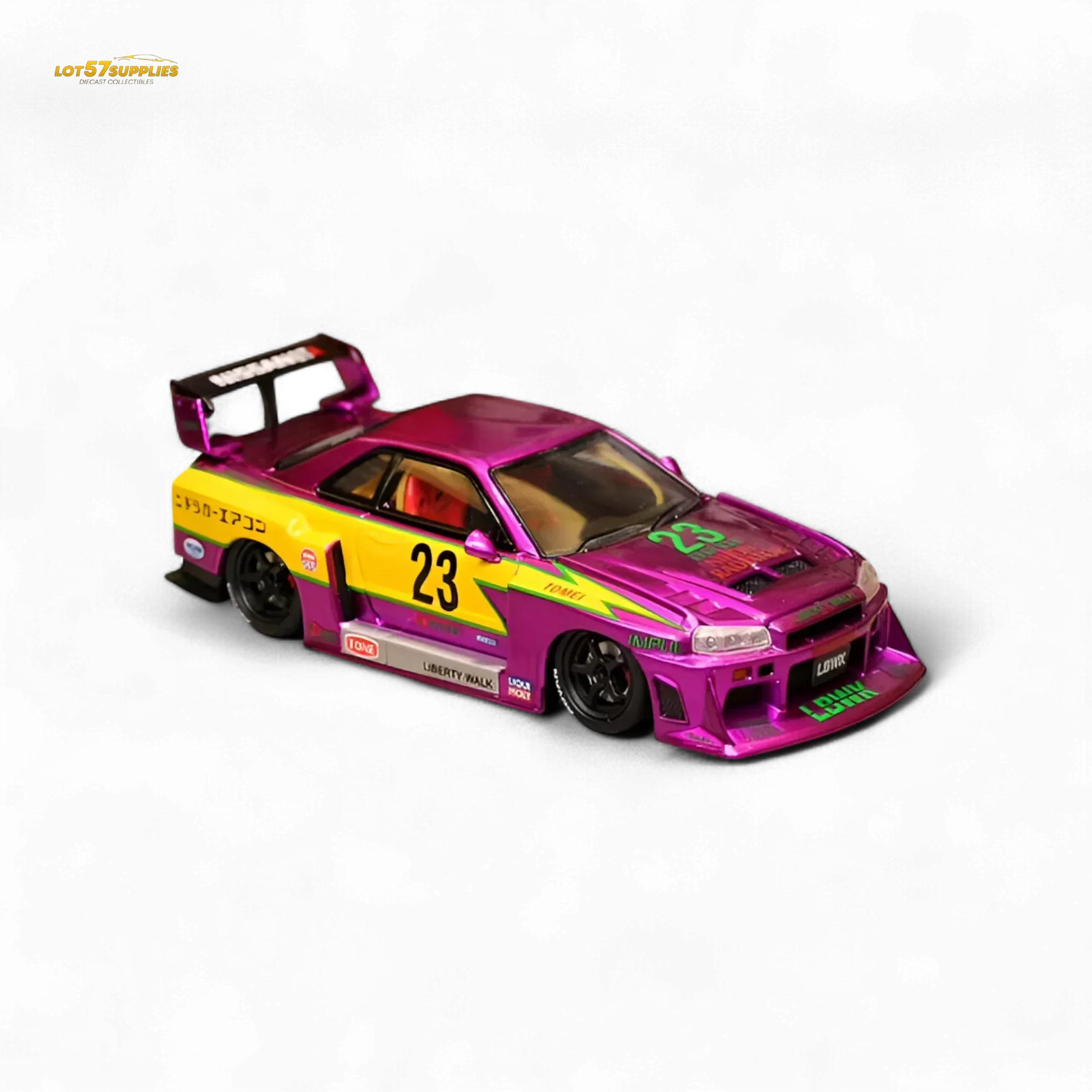 Street Weapon LBWK ER34 Chromed Purple Special Edition 1:64 - ToylandEU