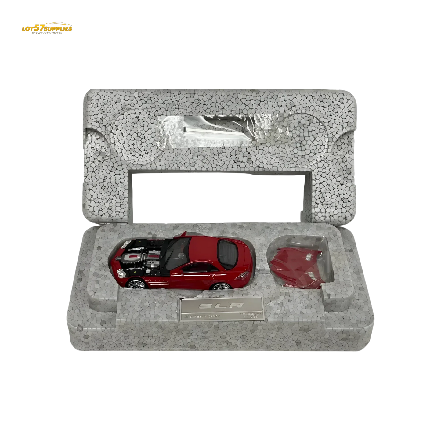 Street Weapon Mercedes Benz McLaren SLR in Red With Detachable Hood 1:64 - ToylandEU