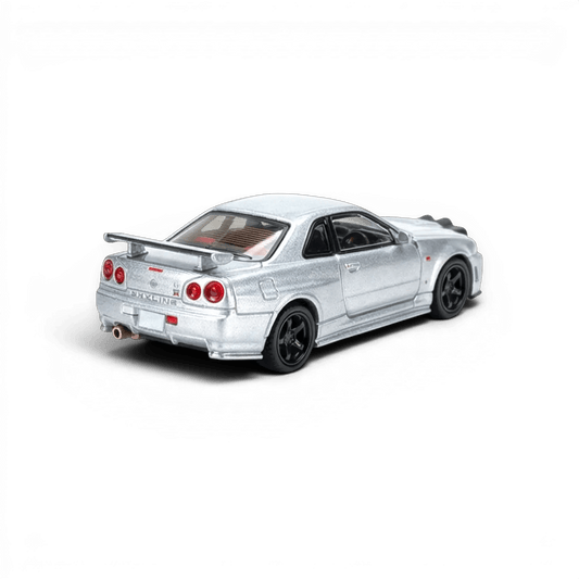  Street Weapon Nissan R34 GT-R Silver Snow Drift 1:64 -  ToylandEU™
