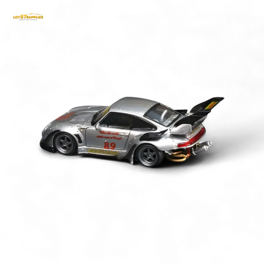  Street Weapon Porsche RWB 993 Double Exhaust Heavenly Livery Higher Tail 1:64 -  ToylandEU™