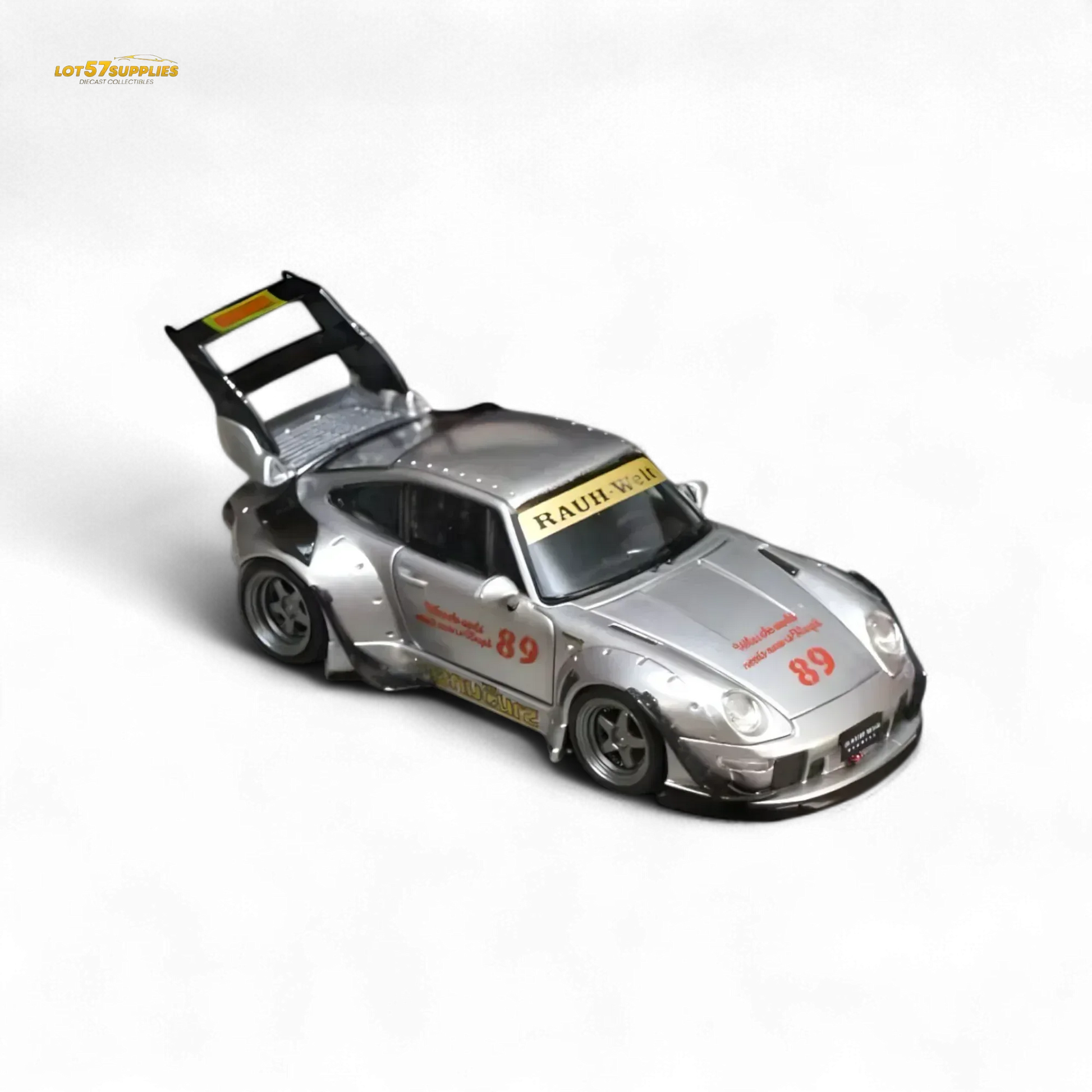 Street Weapon Porsche RWB 993 Double Exhaust Heavenly Livery Higher Tail 1:64 - ToylandEU