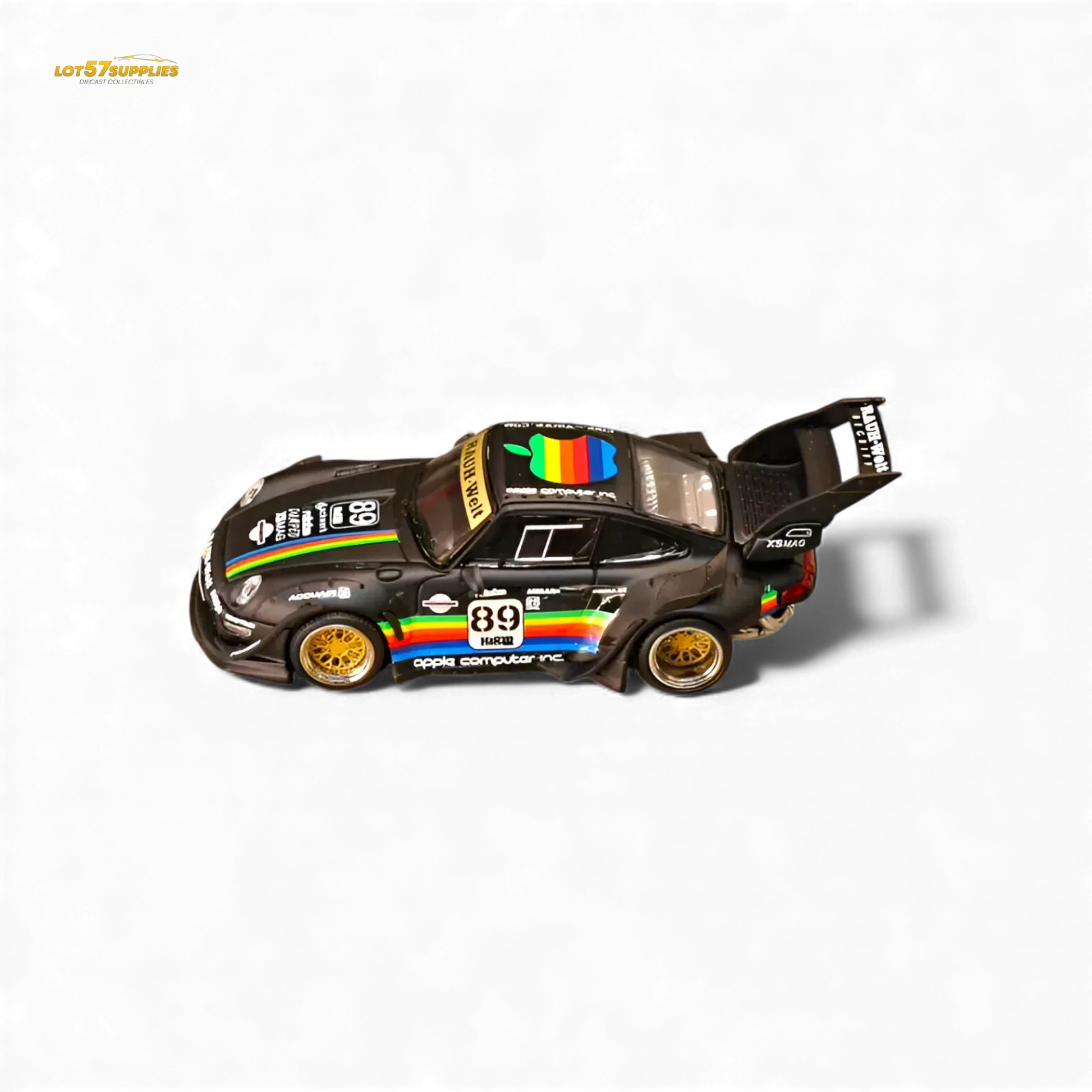 Diecast RWB 993 1 To 64 UltraMatteBlack Apple Livery - ToylandEU