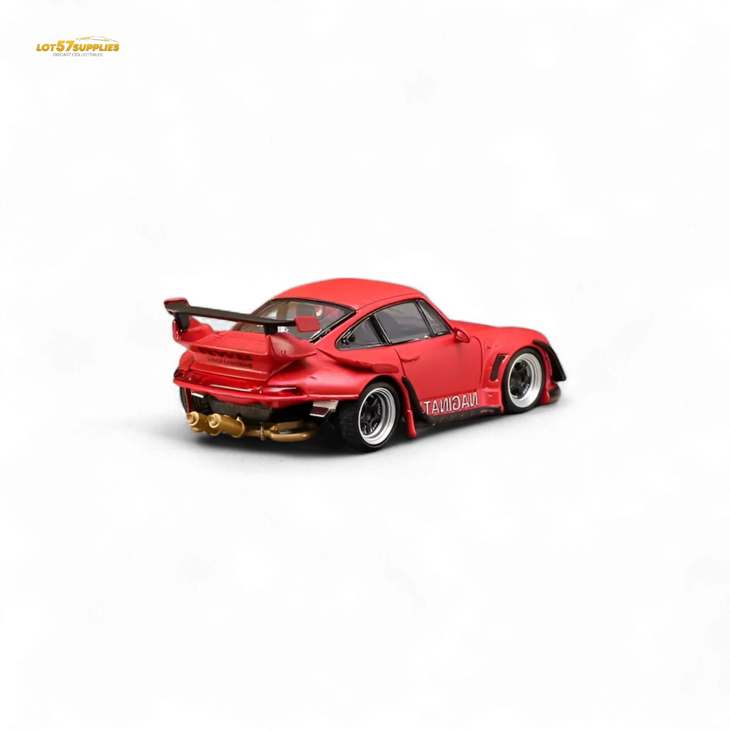 Street Weapon Porsche RWB 993 Naginata Red Livery Diecast - ToylandEU