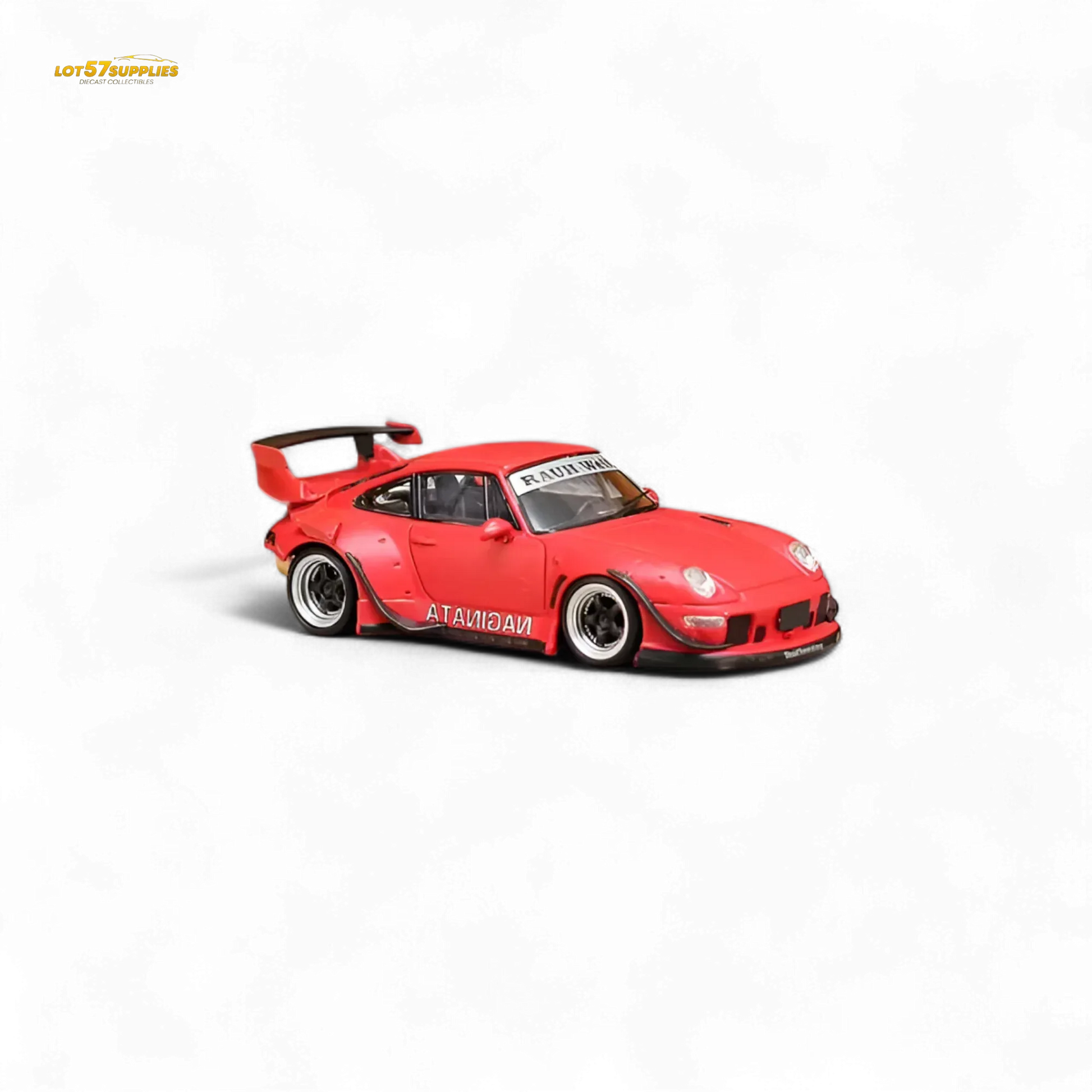 Street Weapon Porsche RWB 993 Naginata Red Livery Diecast - ToylandEU