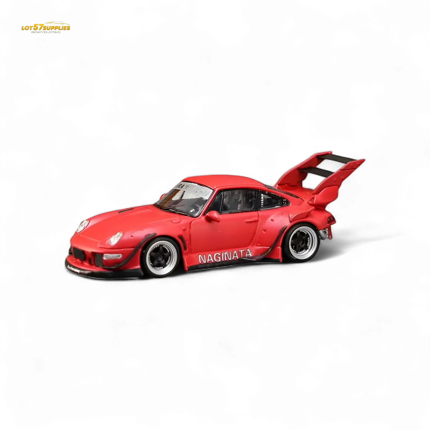 Porsche 993 RWB Diecast 1 64 Naginata Red Livery Preorder - ToylandEU